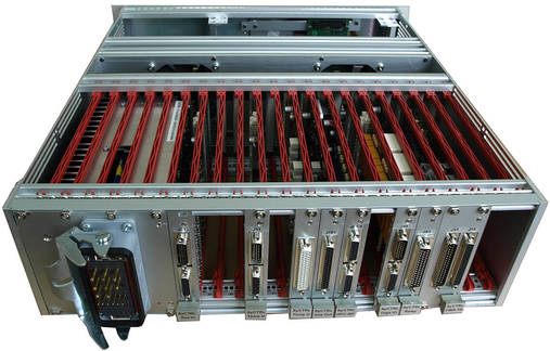 SyCTRL chassis, view from the back without the top cover