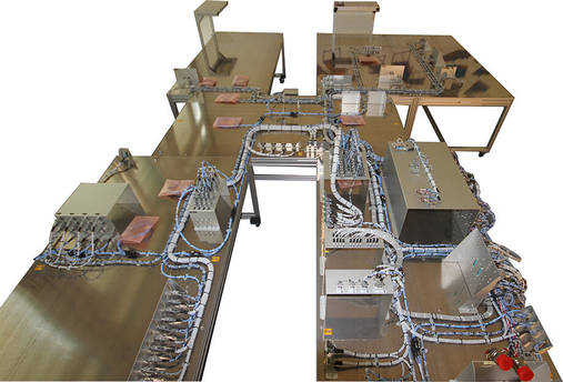 Flatsat test bench with dummy equipments
