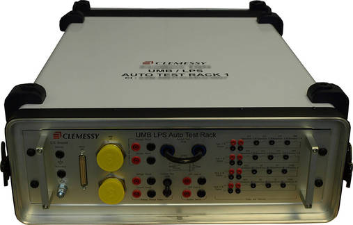 Self standing portable auto test rack, opened