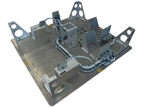 Empty flatsat test bench