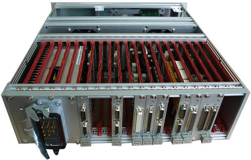 SyCTRL back view of the chassis, without cover