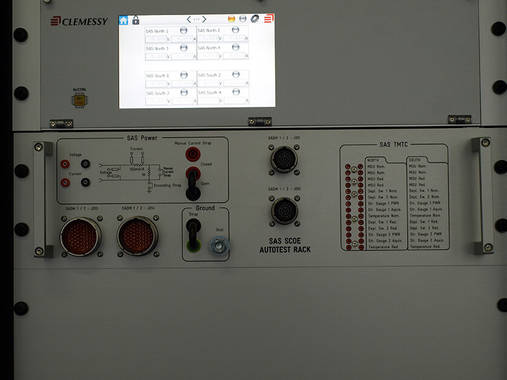 Auto-test features embedded in our satellite SAS (Solar Array Simulator)