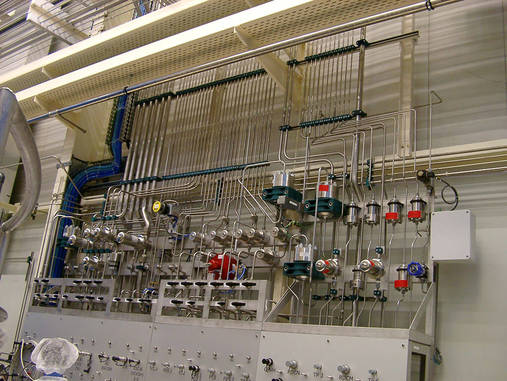 Fluid Ground Support Equipment (FGSE) high pressure pipe system