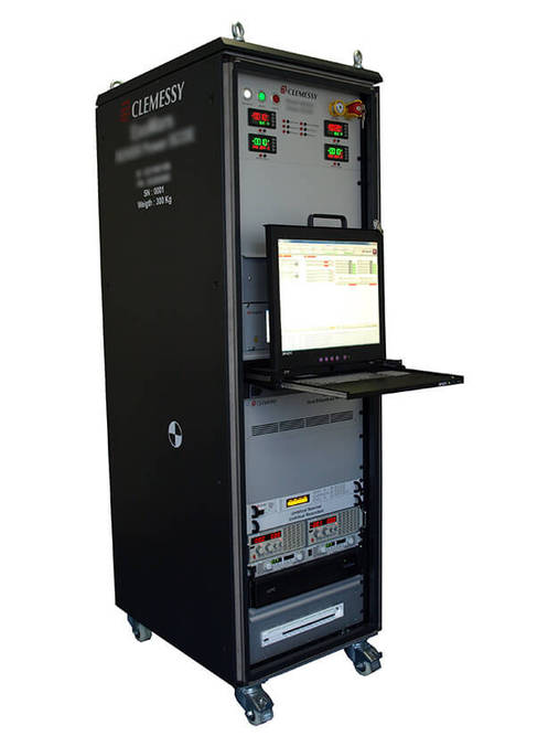 View of a satellite Umbilical Simulator made by Clemessy Switzerland