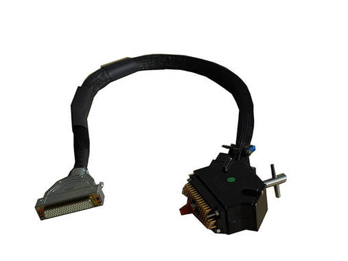 SCOE harness with multi contact on one side and SubD on other side