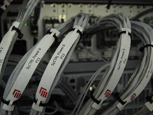 Cables connected to SyCTRL chassis
