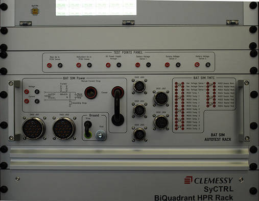 Auto-test features embedded in Clemessy's satellite Battery Simulator (BS)