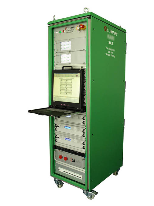 Solar Array Simulator (SAS) of 12 sections