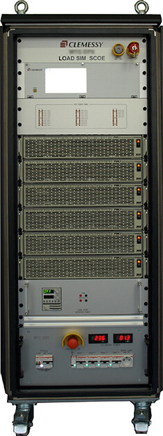 Picutre of a satellite Load Simulator from Clemessy Switzerland