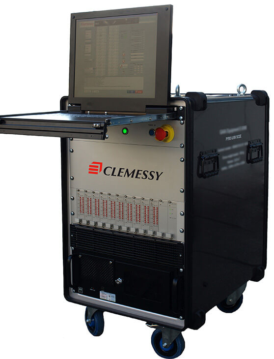 Satellite Pyro Lines simulator made by Clemessy Switzerland